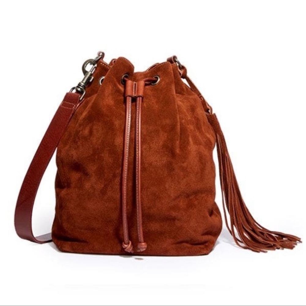 Johnny Was Rosella Italian Suede Bag